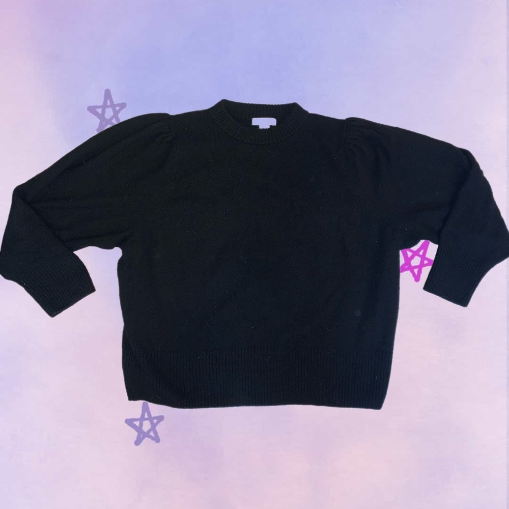 HM XXL sweater, puffed sleeves
